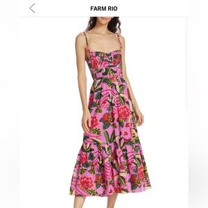 FARM Rio Vibrant Floral Dress